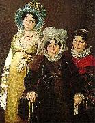 Sir David Wilkie mme morel de tangry and her daughters china oil painting reproduction